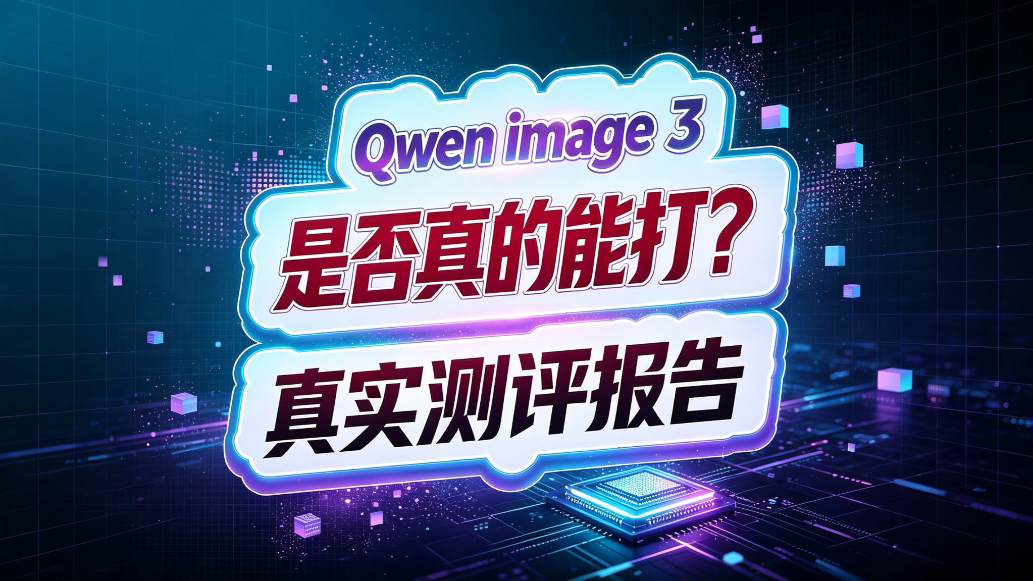 Qwen Image 3.0 测评报告!是否真的能打?