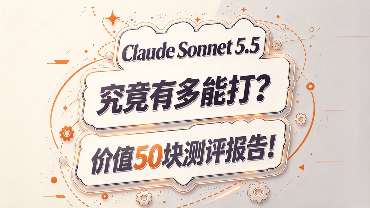 Claude Sonnet 5.5 有多能打?价值50大洋的测评报告!