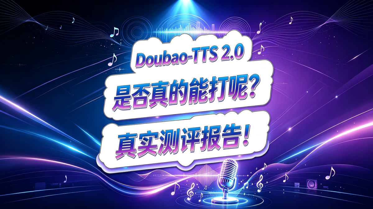 doubao-tts-2.0 测评报告!是否真的能打?