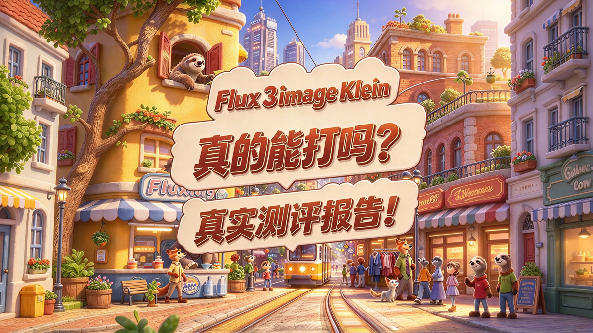 Flux 3 Image Klein 测评报告!是否真的能打?