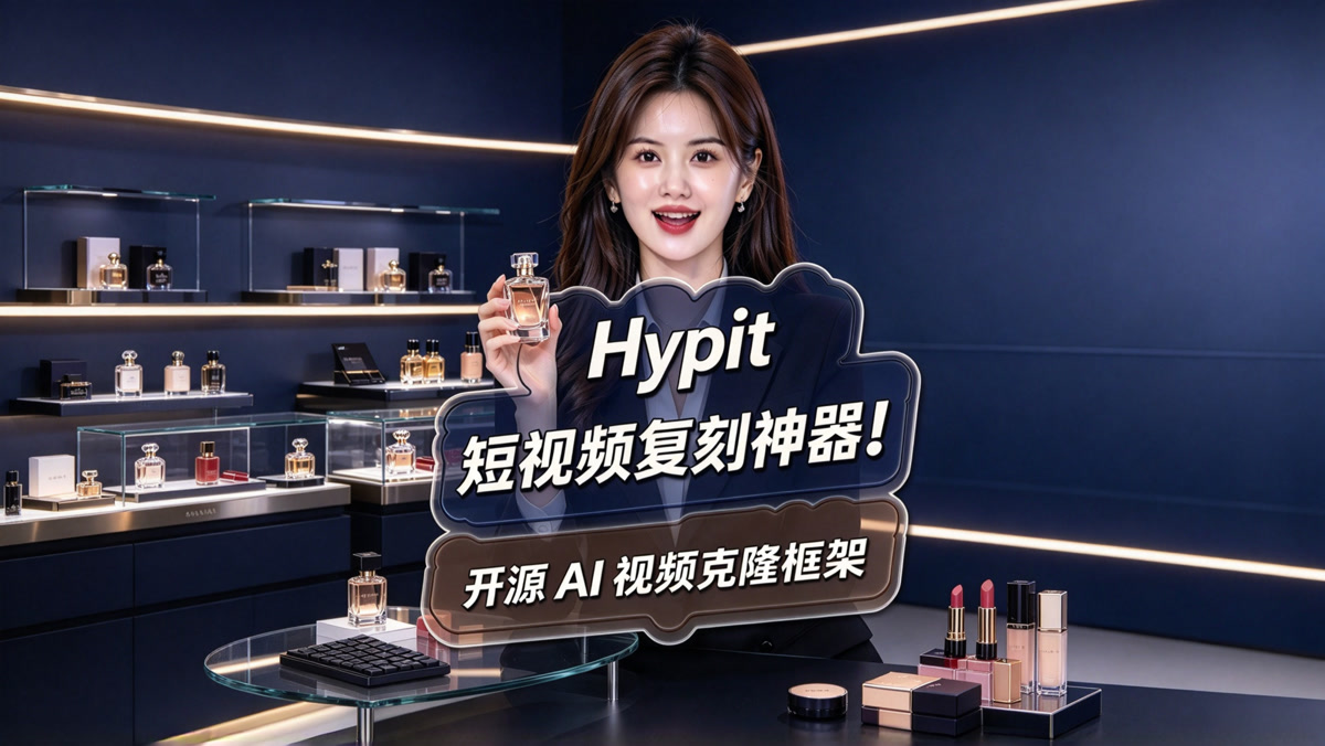 Hypit, 爆款短视频复刻神器!开源 AI 视频克隆框架