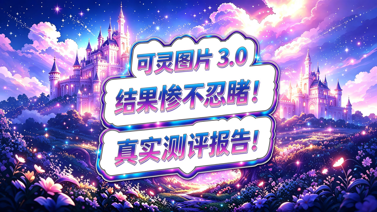 可灵图片3.0测评报告!结果惨不忍睹!免费没好货啊!