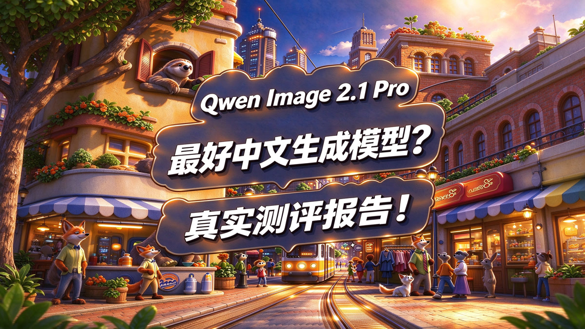Qwen Image 2.1 Pro 测评报告!最好的中文生成模型?