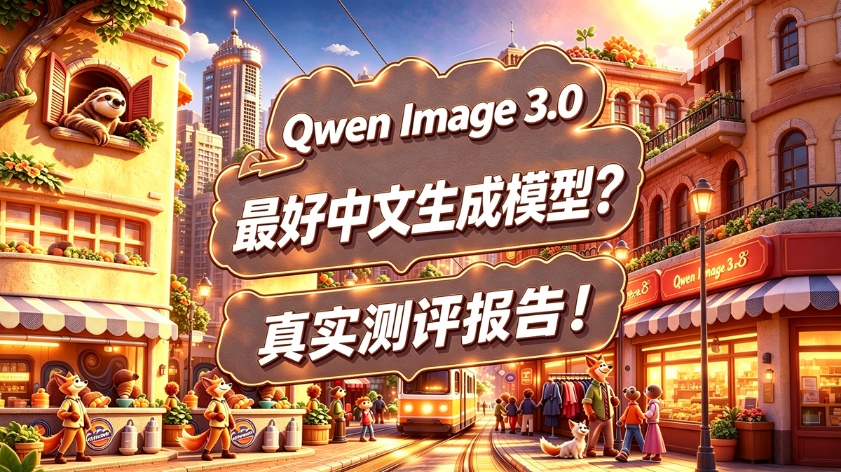 Qwen Image 3.0 测评报告!亮点和槽点并存!