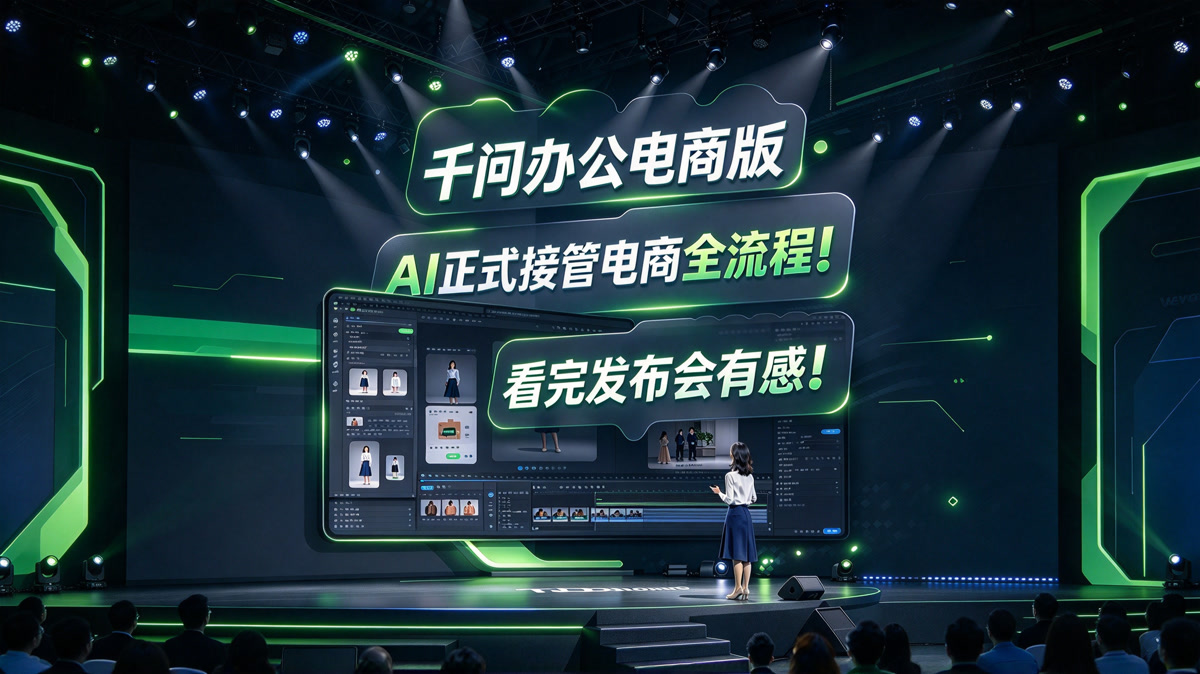 千问办公电商版!AI 正式接管电商全流程!看完发布会有感!