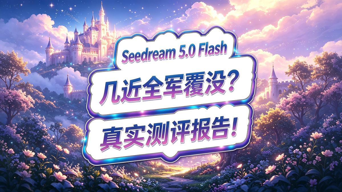 Seedream 5.0 Flash测评报告!几近全军覆没!